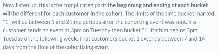 Mixpanel's retention calculation